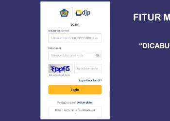 Fitur Login MFA DJP Online dicabut